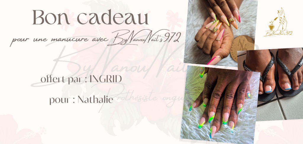 Exemple de bon cadeau ByNanouNail's972